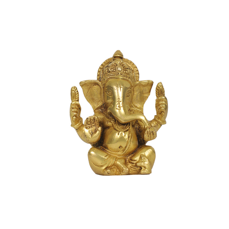 BRASS 4.5 CROWN GANESH