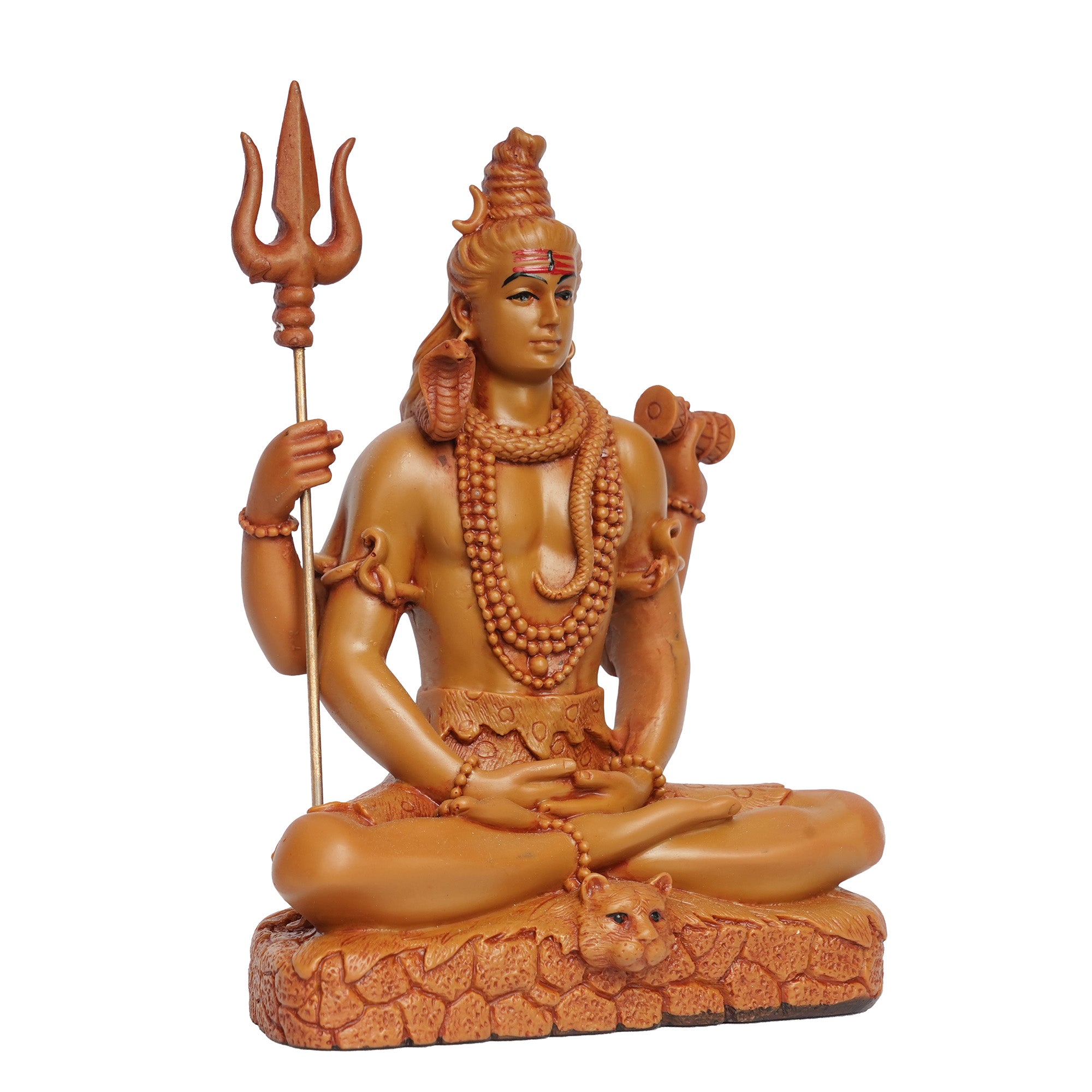 Handcrafted Poly Resin Meditating Lord Shiva Statue