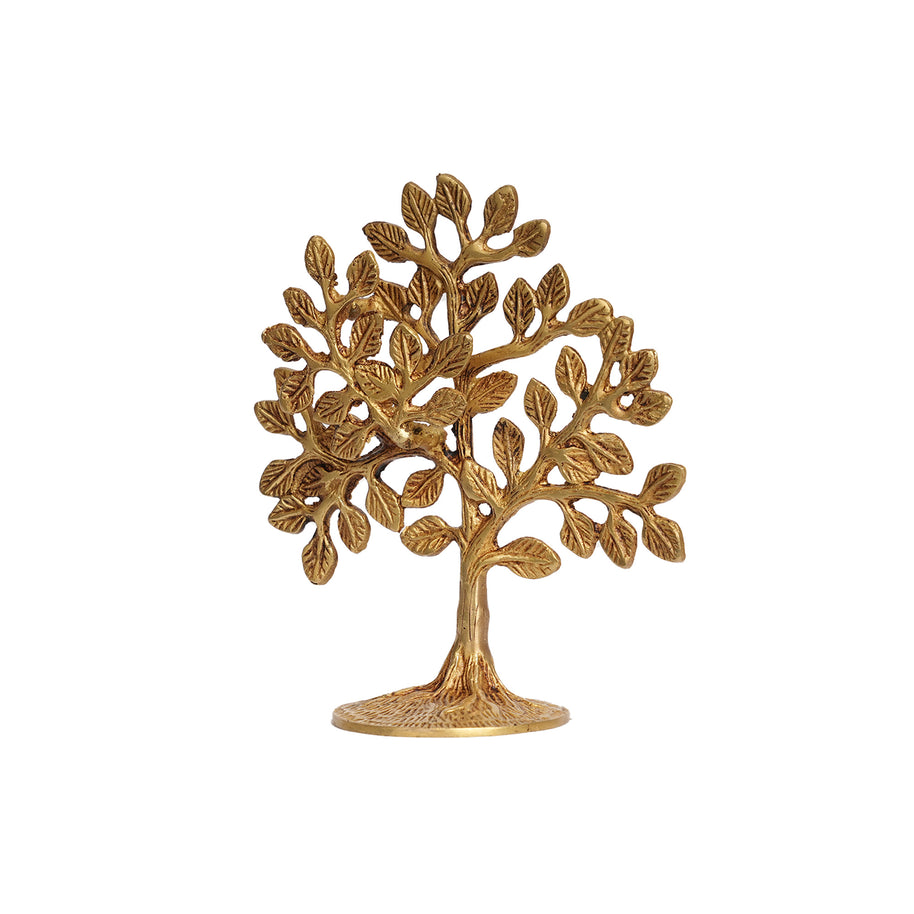 Handcrafted Brass Tree of Life Statue