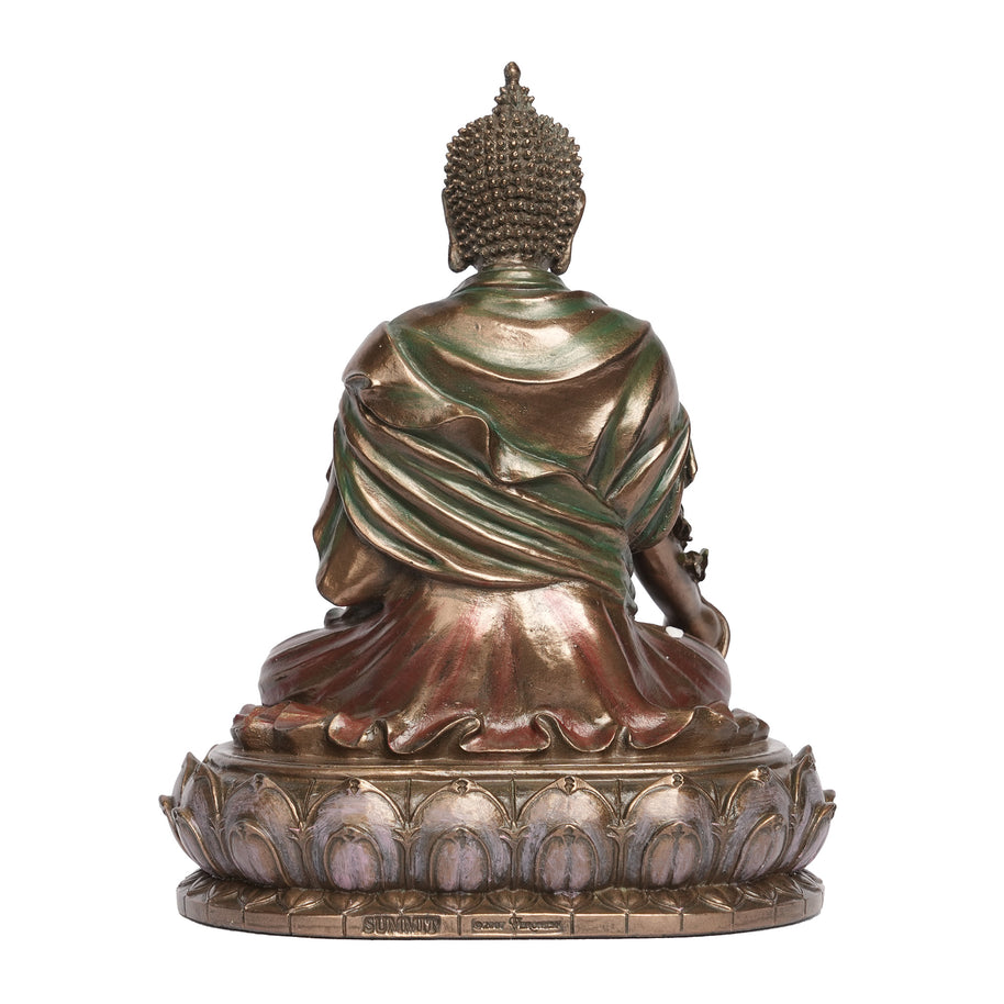 Handcrafted Poly Resin Meditating Buddha Statue