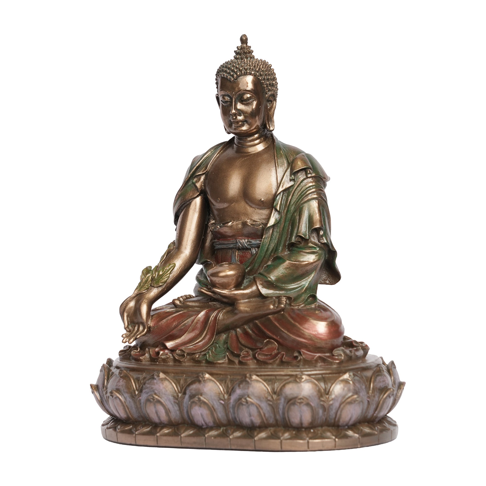 Handcrafted Poly Resin Meditating Buddha Statue