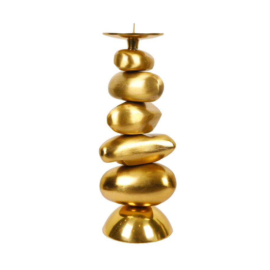 Handcrafted Big Brass Candle Stand for Pooja and Traditional Décor