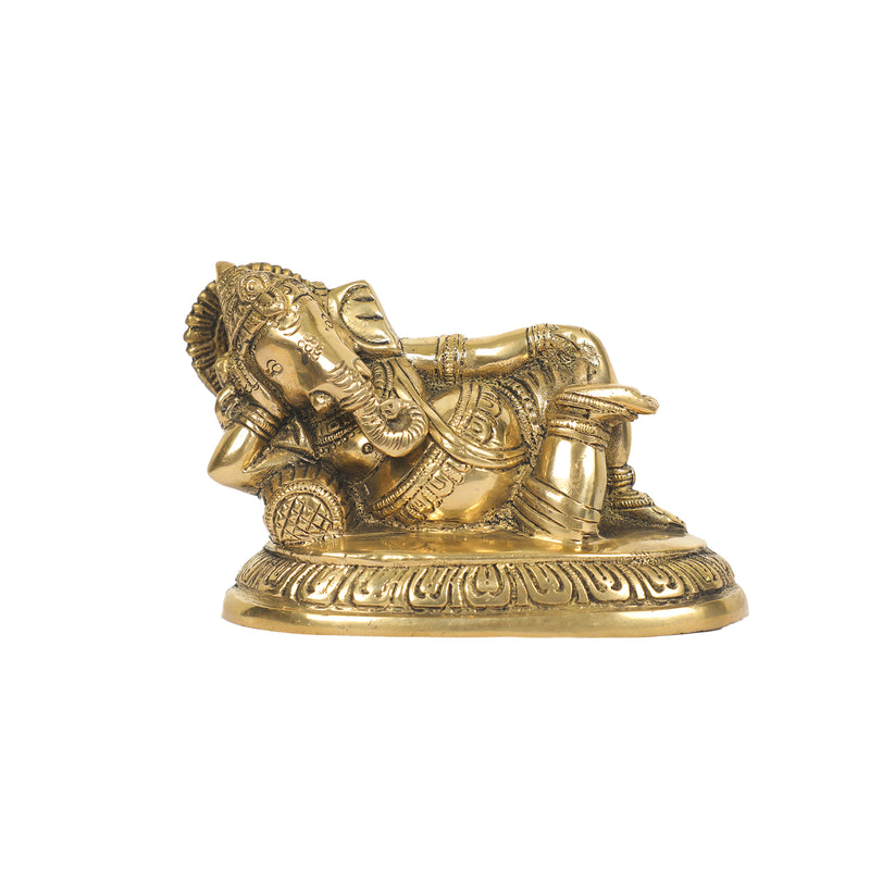 BRASS 4.5 RESTING GANESHA