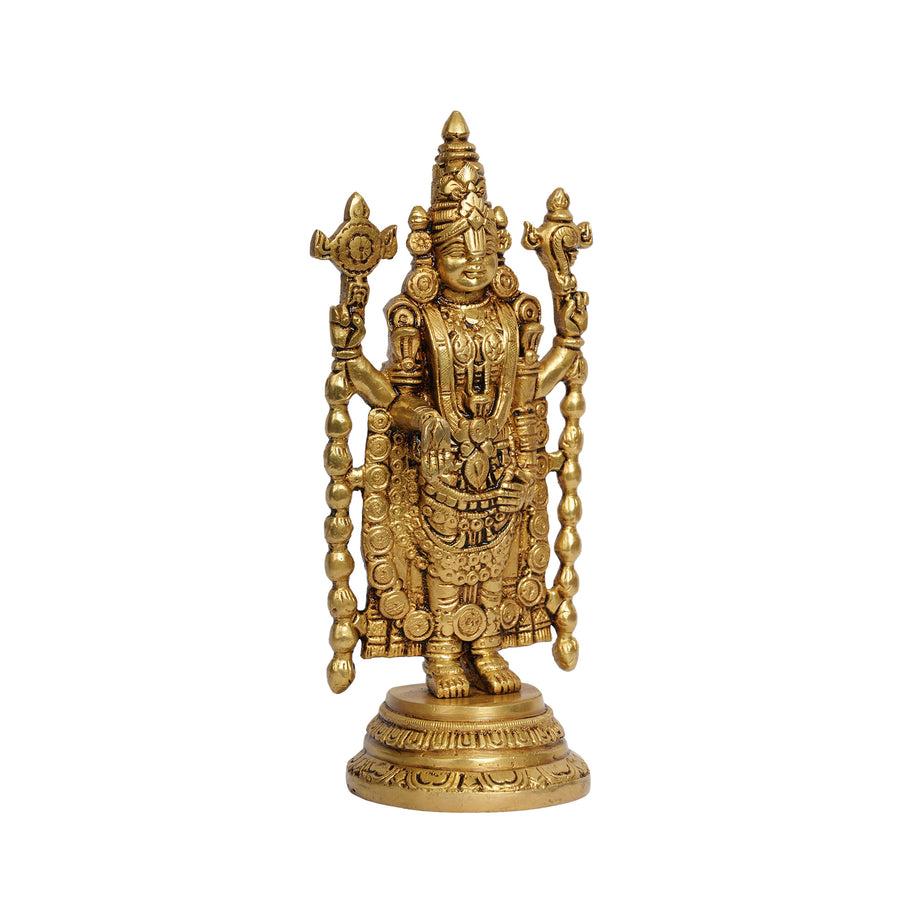 Tirupati Balaji Brass Idol for Home And Temple