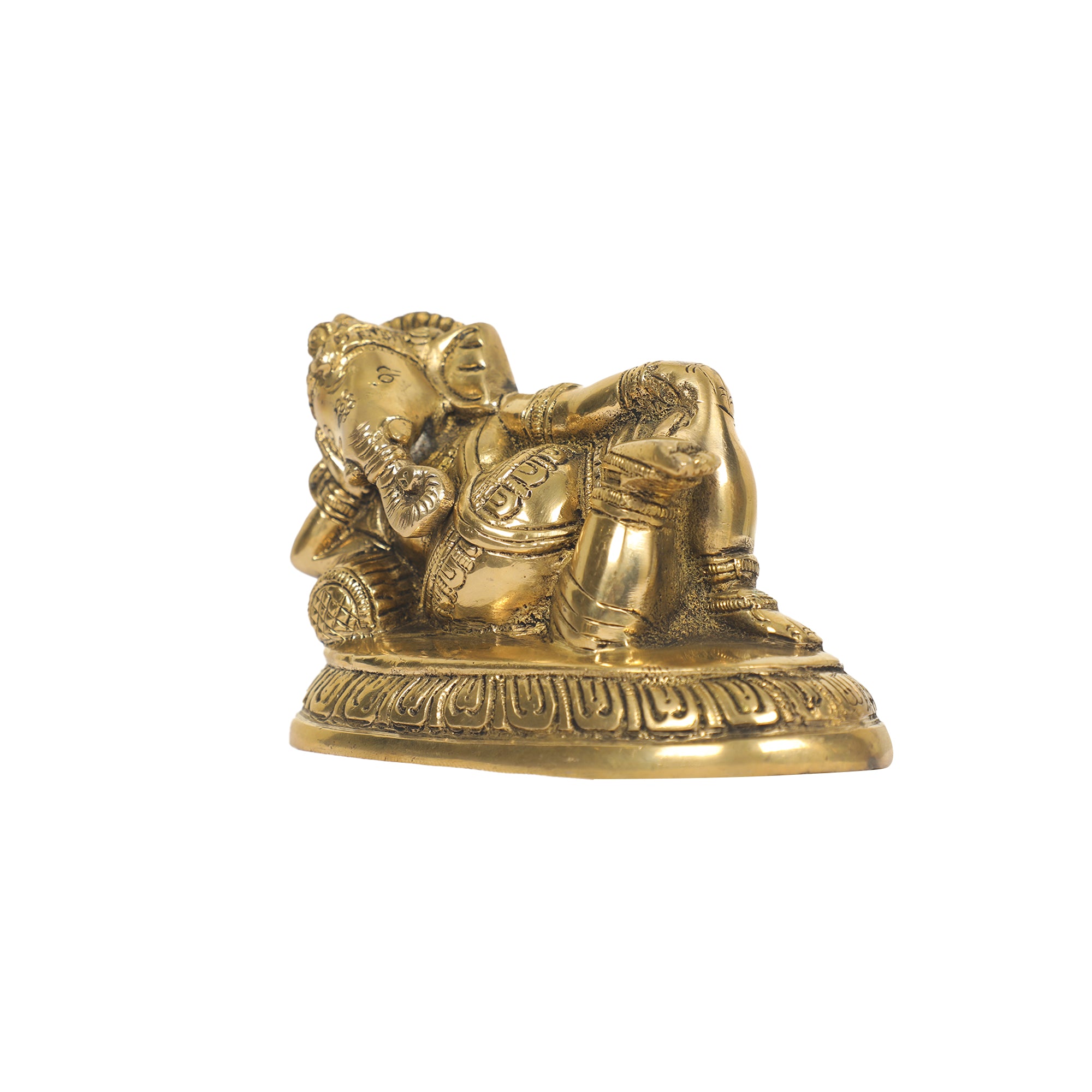 BRASS 4.5 RESTING GANESHA