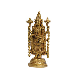 Tirupati Balaji Brass Idol for Home And Temple