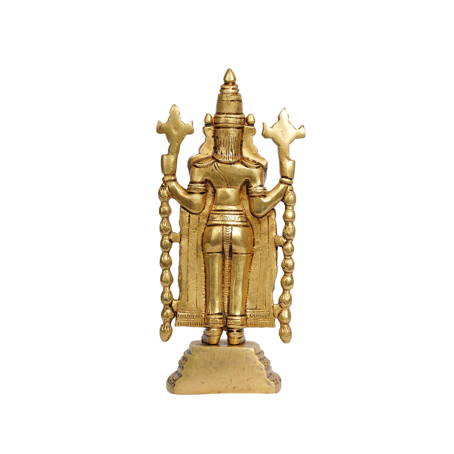Tirupati Balaji Brass Idol for Home And Temple