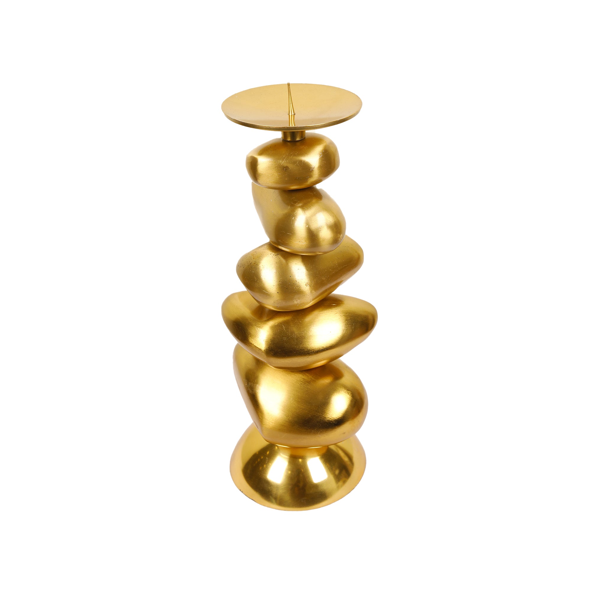 Handcrafted Big Brass Candle Stand for Pooja and Traditional Décor