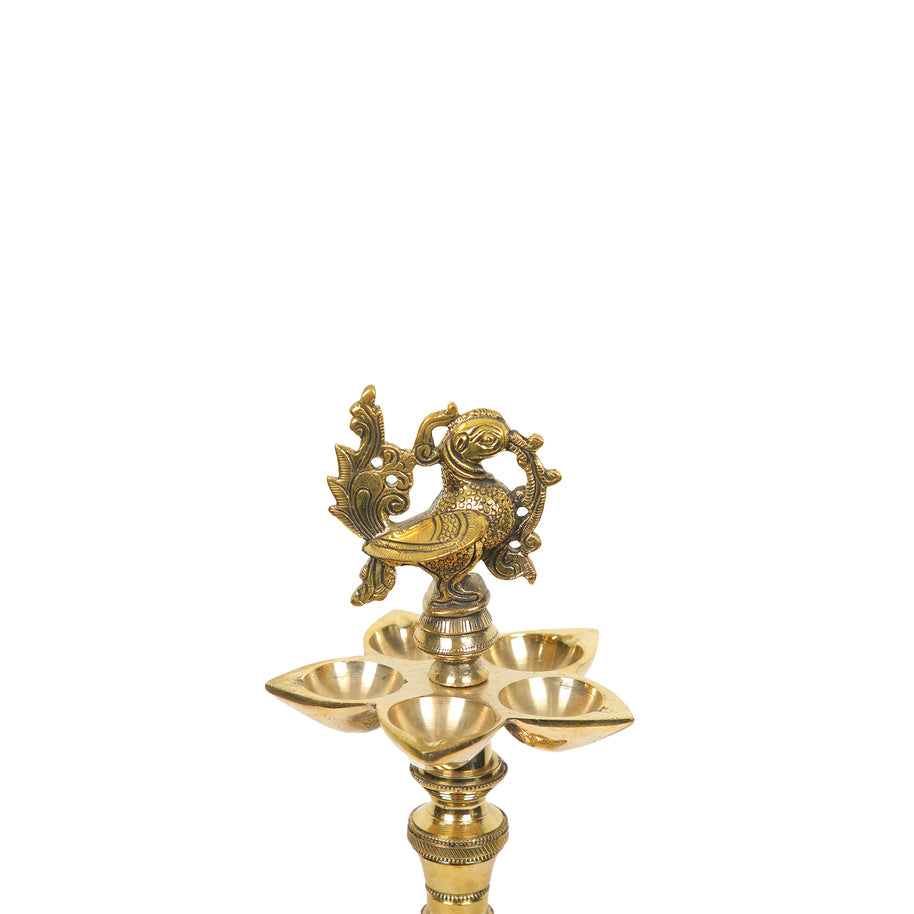 BRASS BIRD LAMP