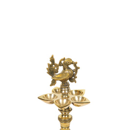 BRASS BIRD LAMP