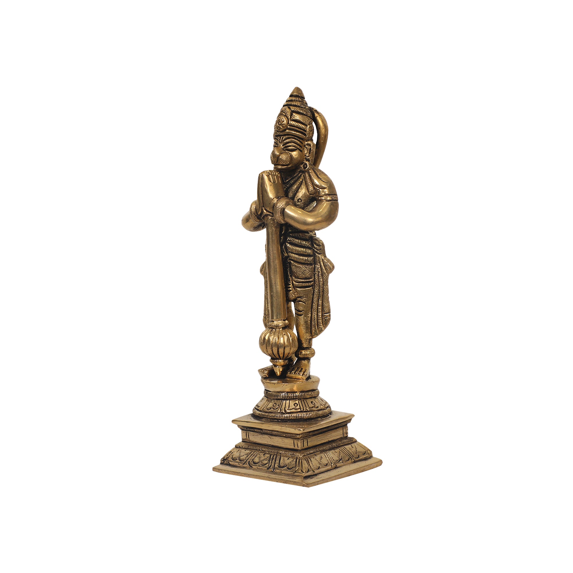 Hanuman Brass Idol in Namaste Pose