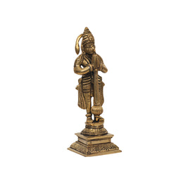 Hanuman Brass Idol in Namaste Pose