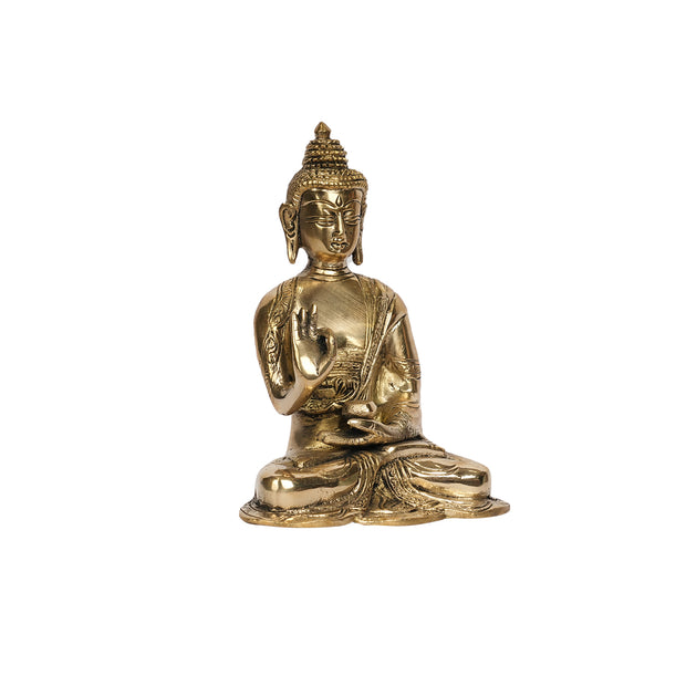 Handcrafted Premium Brass Meditating Buddha Statue