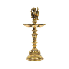 BRASS BIRD LAMP