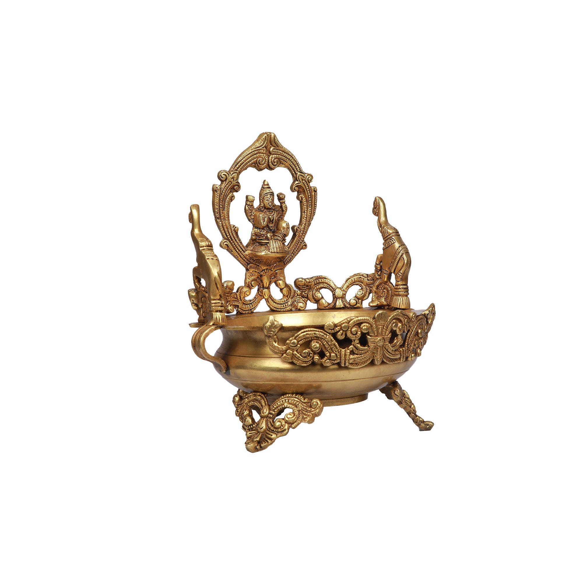 Brass Gajalakshmi Urli