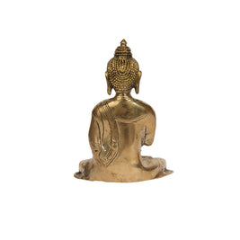 Handcrafted Premium Brass Meditating Buddha Statue
