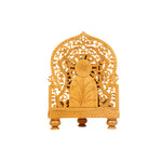 WOODEN JALI PARDI GANESHA( SMALL)