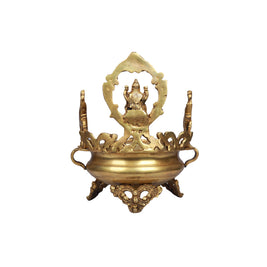 Brass Gajalakshmi Urli
