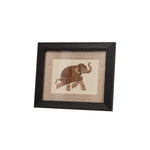 Ethnic Elephant Wall Decor in Wooden Frame