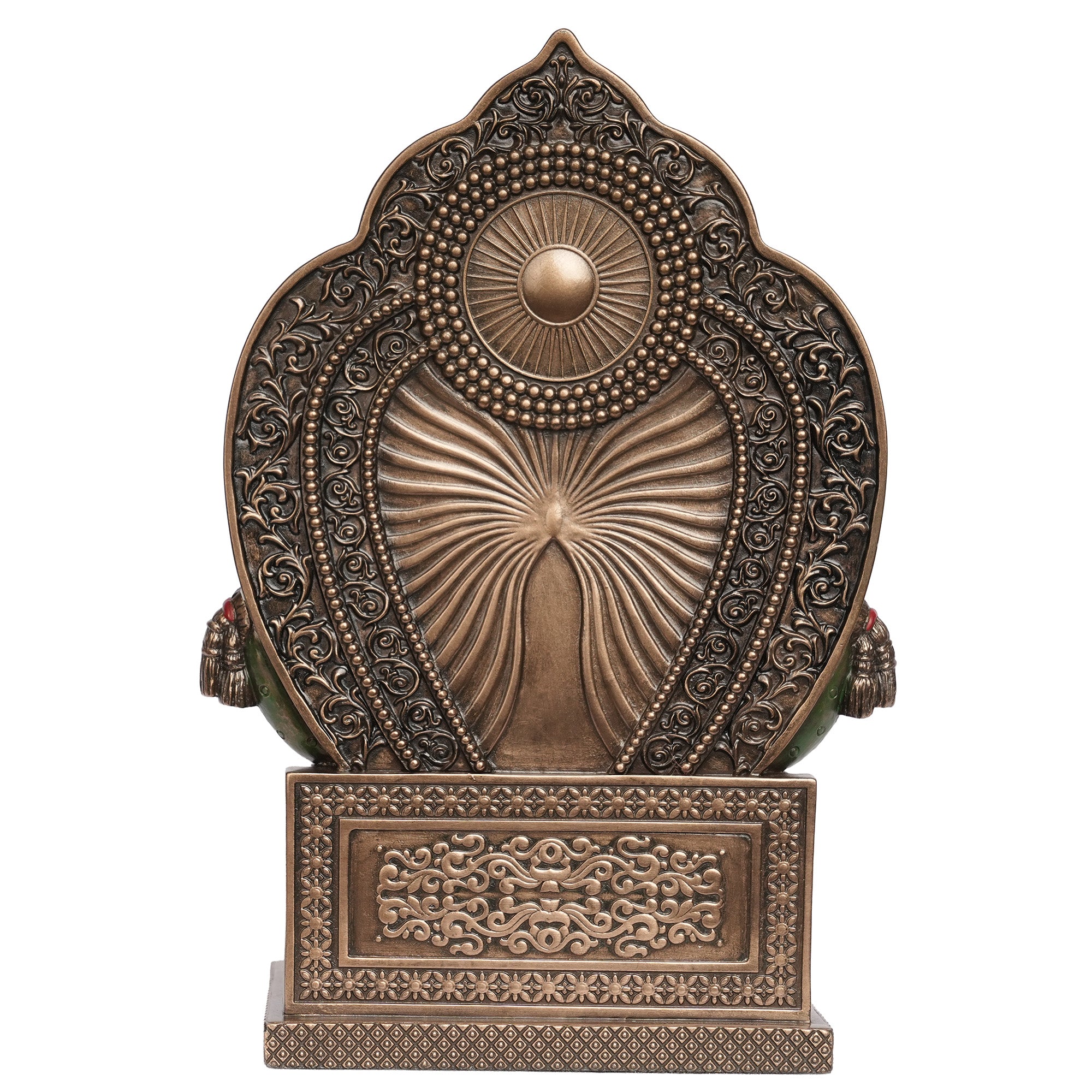 Handcrafted Poly Resin Lord Kuber Statue | Antique Finish Kubera Idol for Home Décor & Pooja