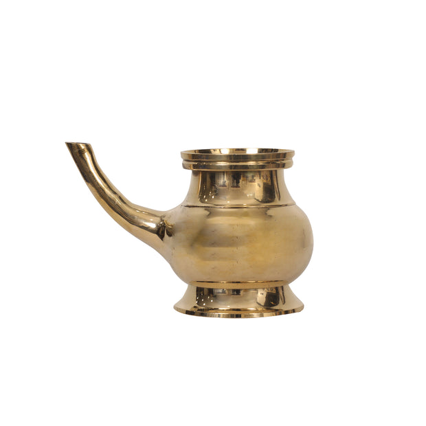 Polished Brass Kindi for Abhishekam