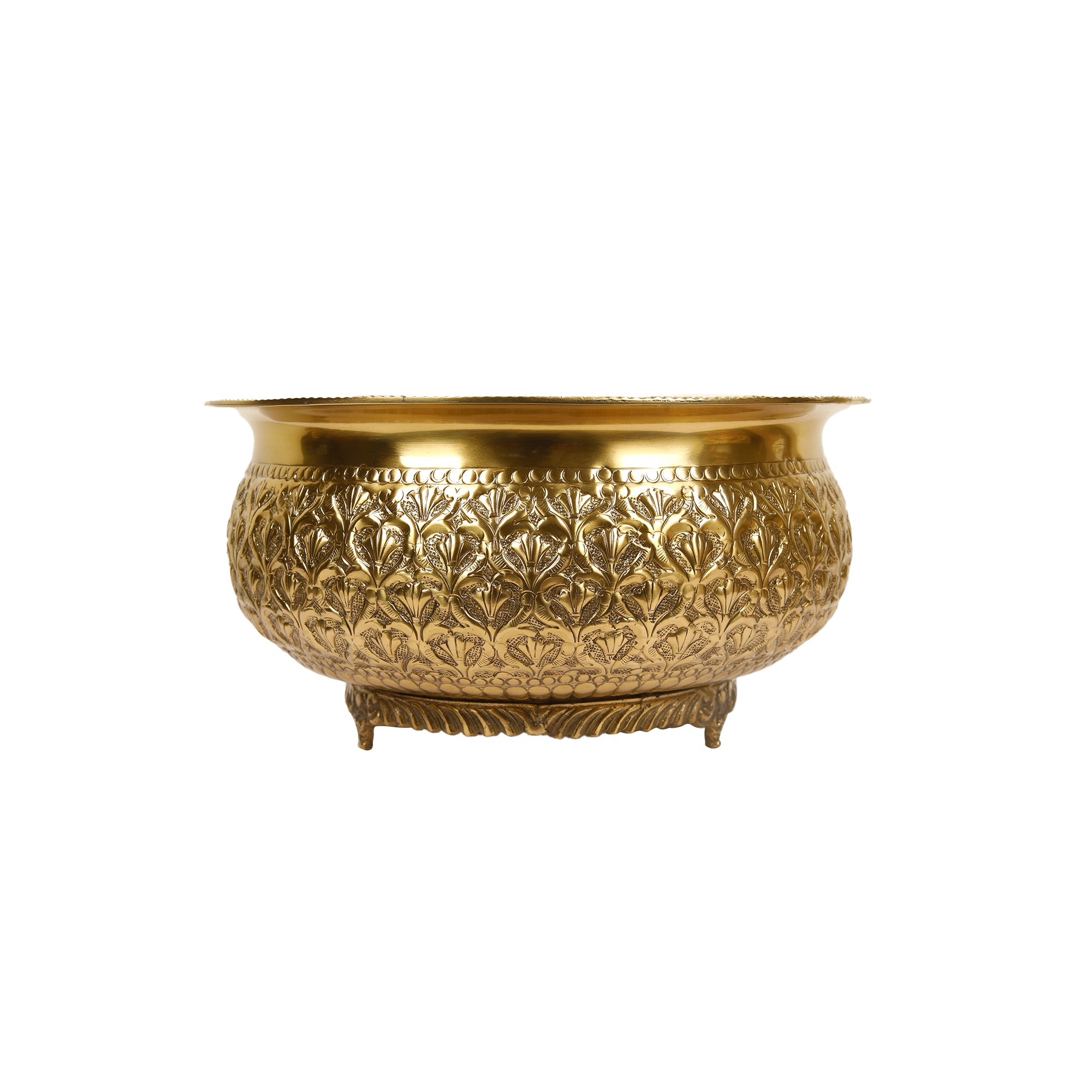 Handcrafted Brass Decorative Bowl for Traditional Home Décor