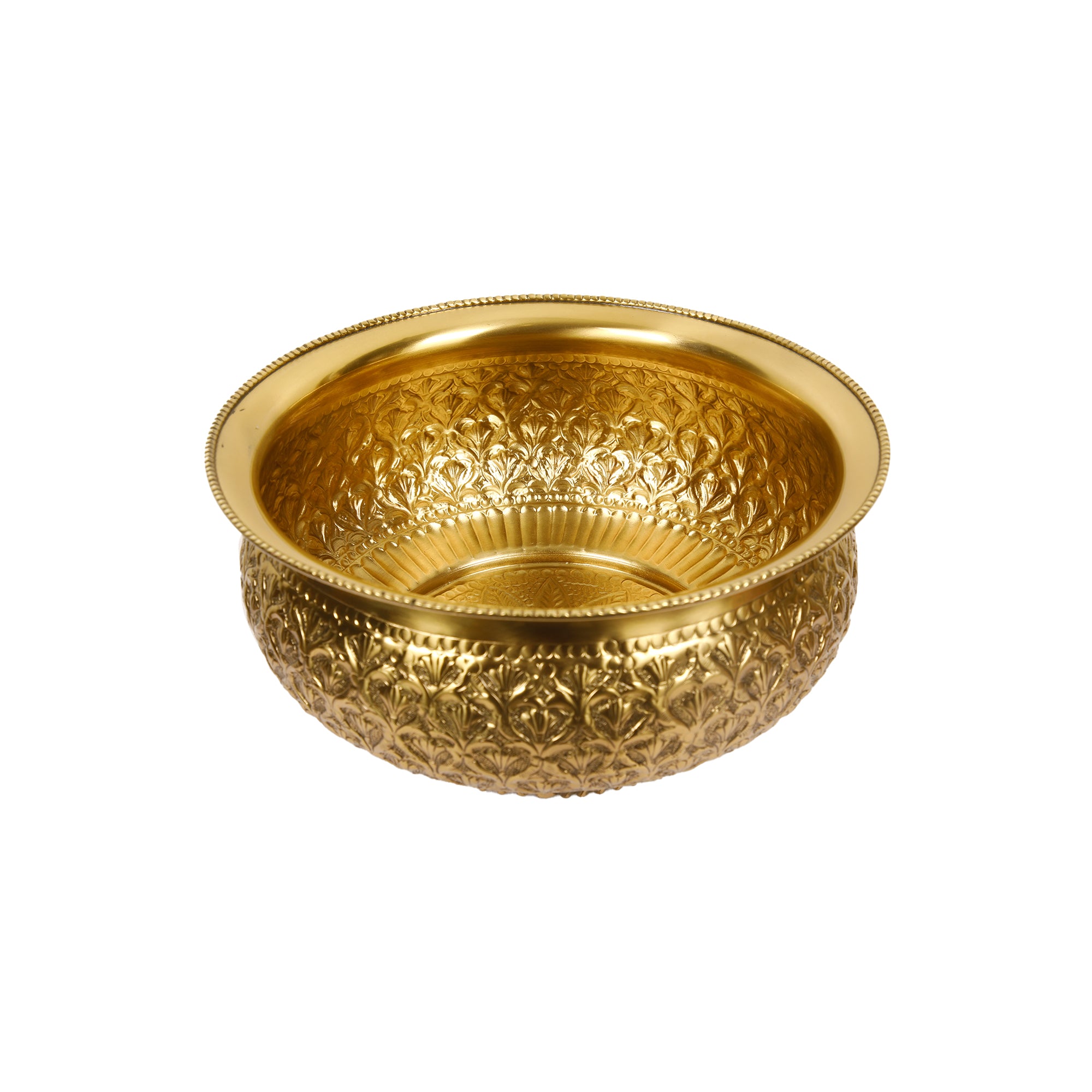 Handcrafted Brass Decorative Bowl for Traditional Home Décor
