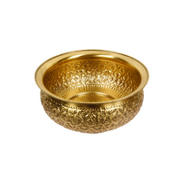 Handcrafted Brass Decorative Bowl for Traditional Home Décor