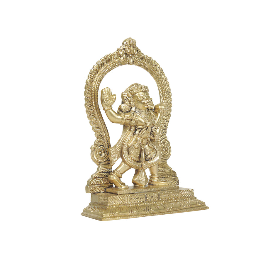 Bronze Hanuman Peeta