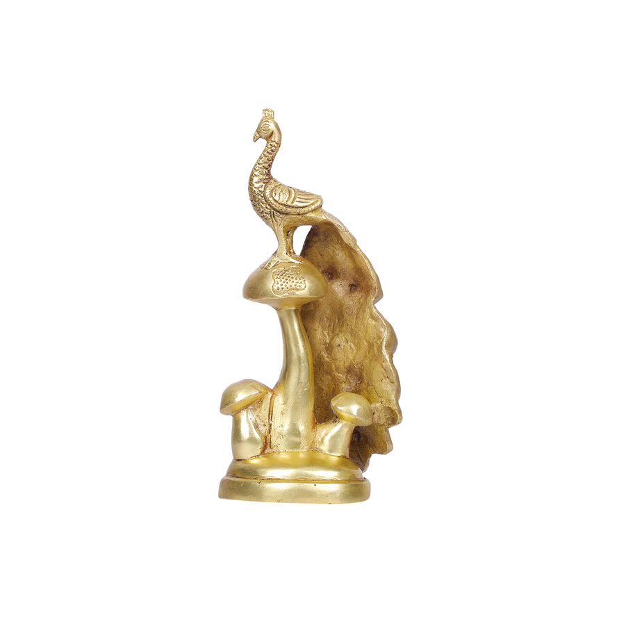 Brass Peacock standing