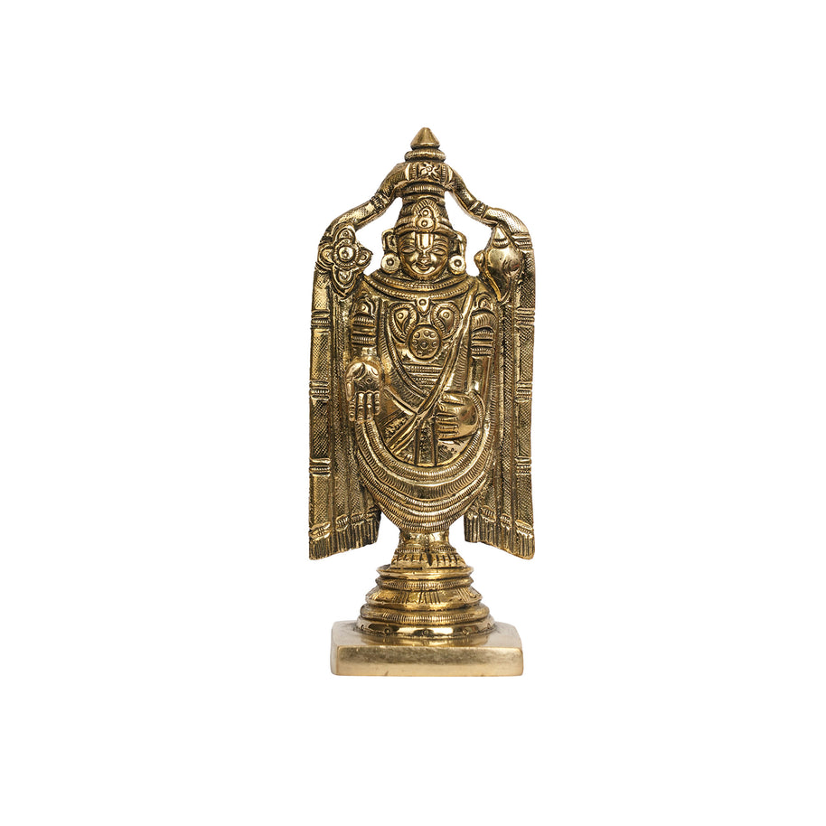 Handcrafted Brass Lord Venkateswara (Tirupati Balaji) Idol