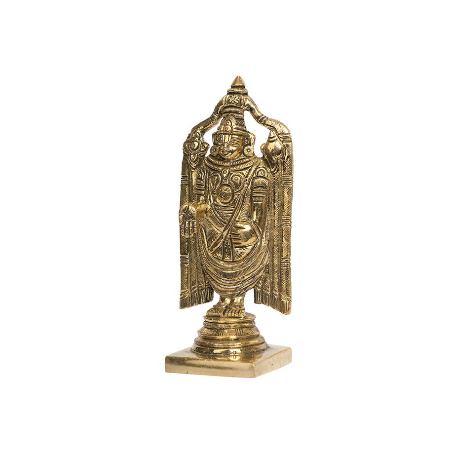 Handcrafted Brass Lord Venkateswara (Tirupati Balaji) Idol