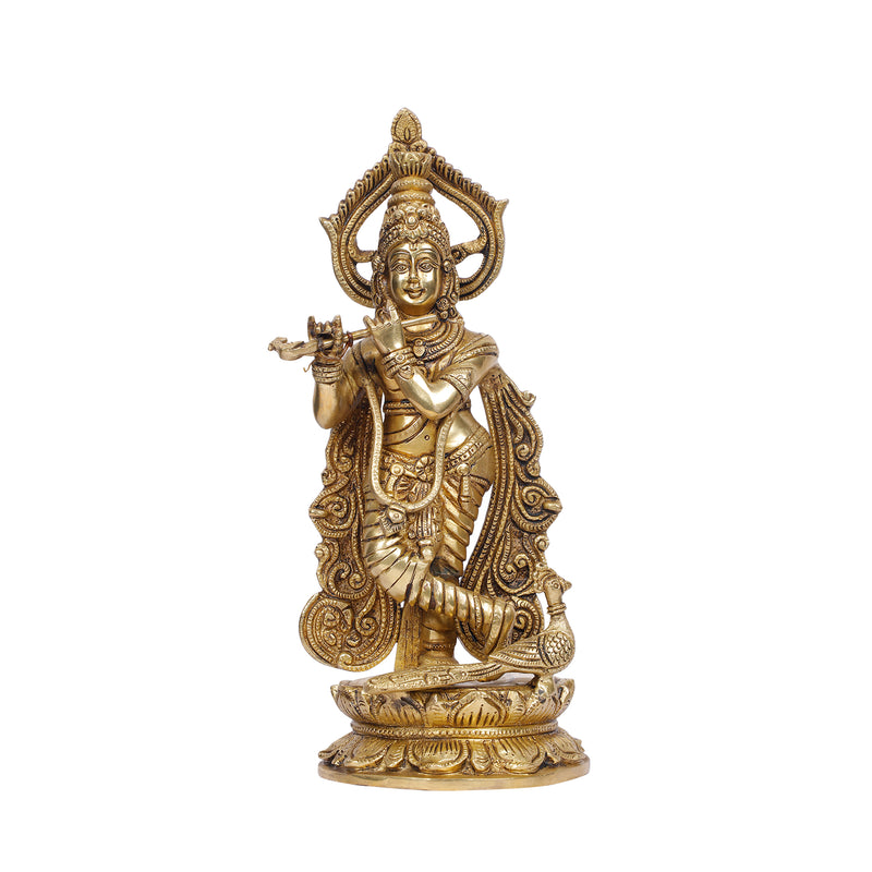 Brass Krishna Standing