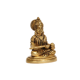 Brass Annapurneshwari Idol – Goddess Annapurna Statue