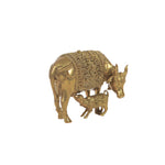 Brass light weight  cow and calf