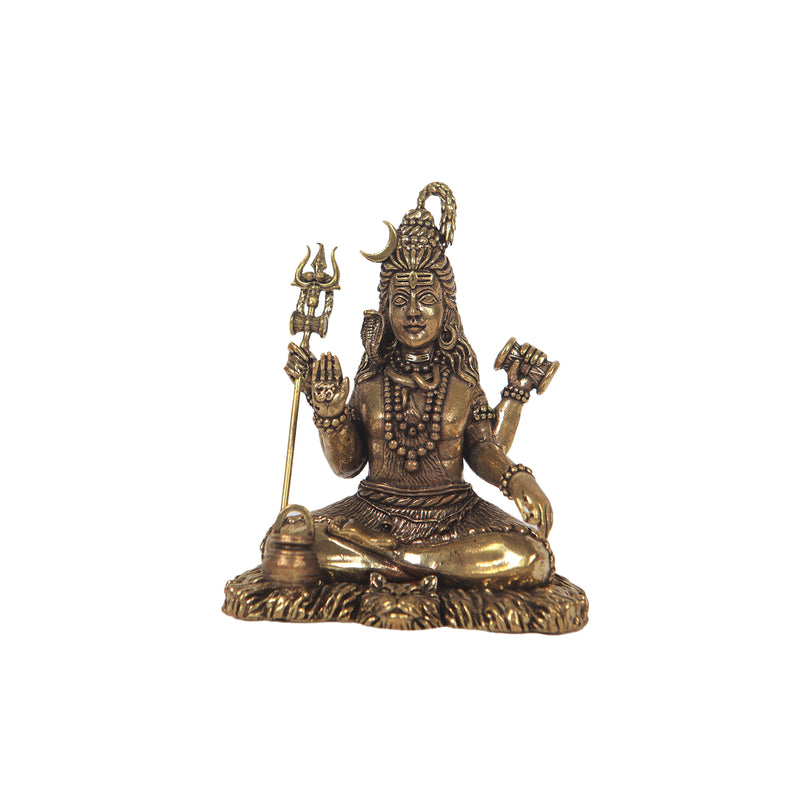 Brass Shiva