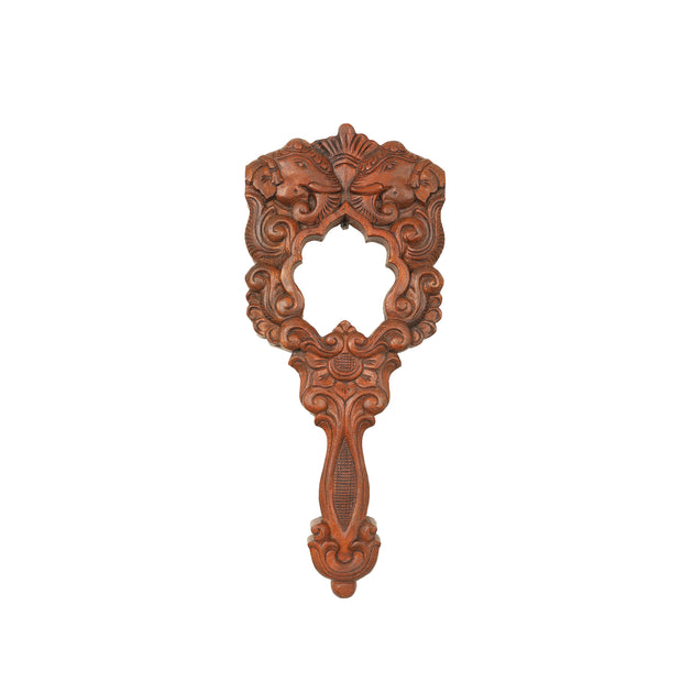 WOODEN 18 IN MIRROR FRAME