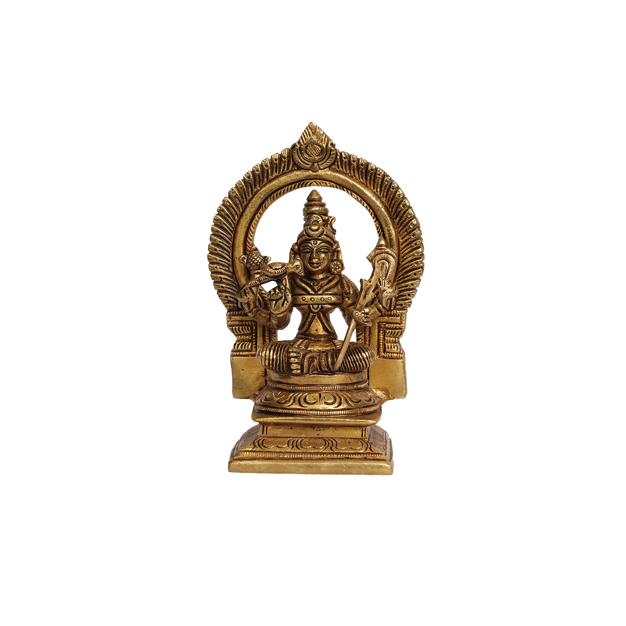 Handcrafted Brass Sitting Kamakshi