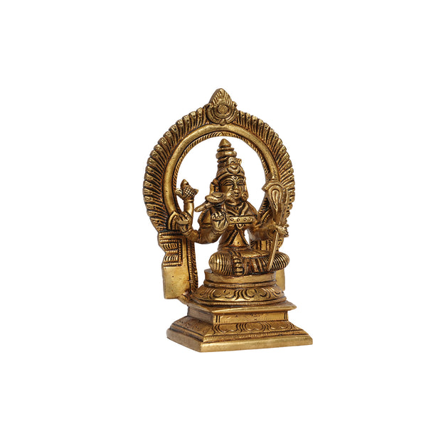 Handcrafted Brass Sitting Kamakshi