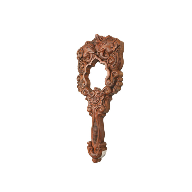 WOODEN 18 IN MIRROR FRAME