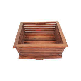Handcrafted Wooden Fruit Basket