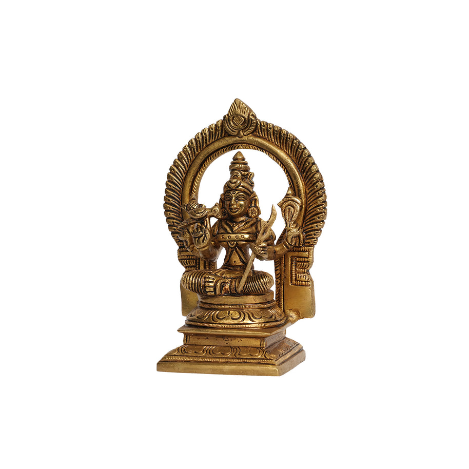 Handcrafted Brass Sitting Kamakshi