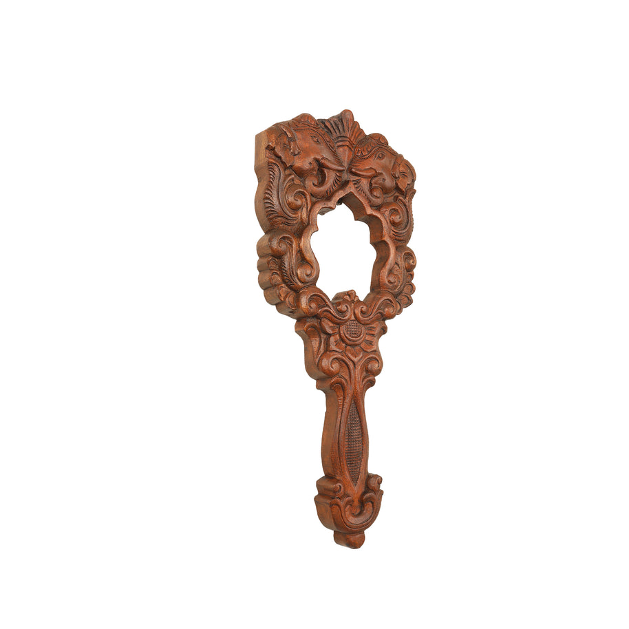 WOODEN 18 IN MIRROR FRAME