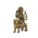 BRASS 12 IN DURGA SITTING