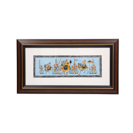 Royal Procession Framed Painting for Wall Decor
