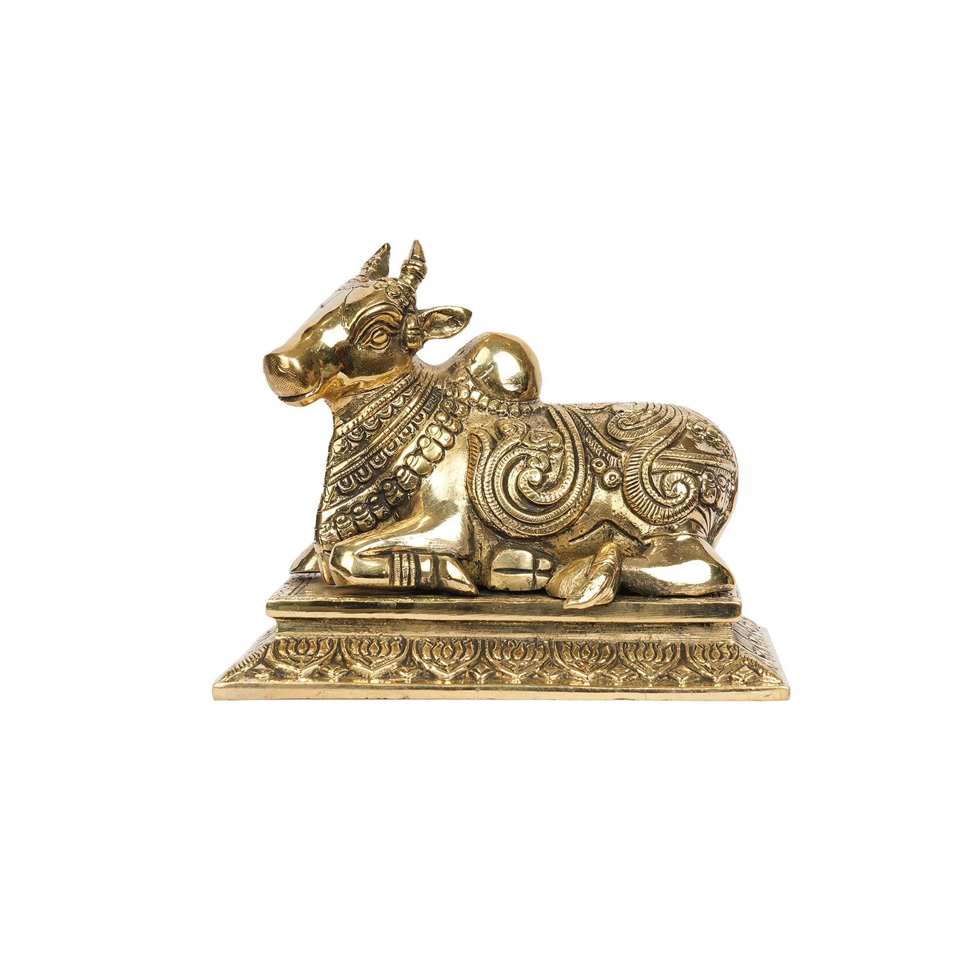 Premium Brass Nandi Bull Idol
