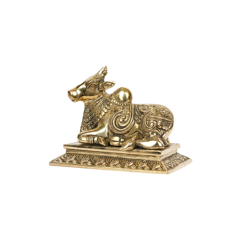 Premium Brass Nandi Bull Idol