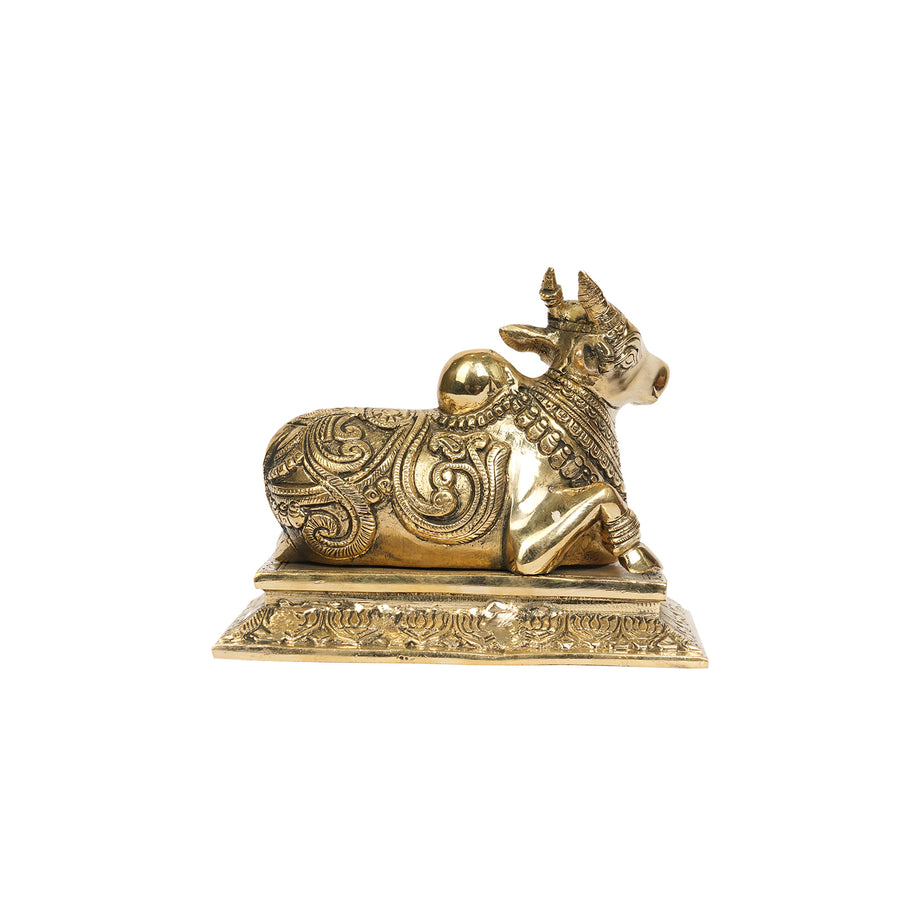 Premium Brass Nandi Bull Idol