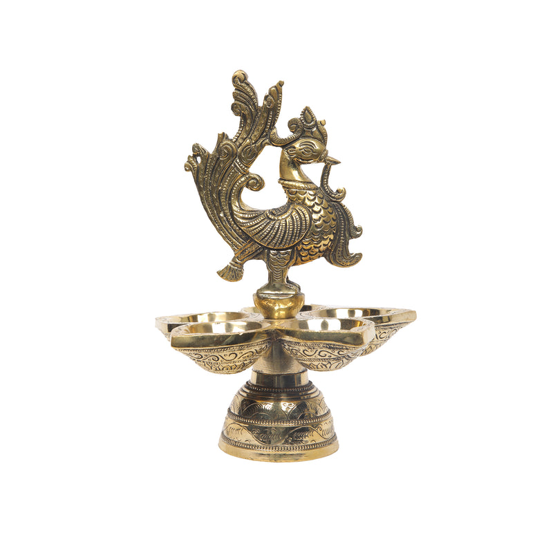 Brass Bird Lamp