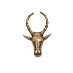 Handcrafted Brass Antelope Head